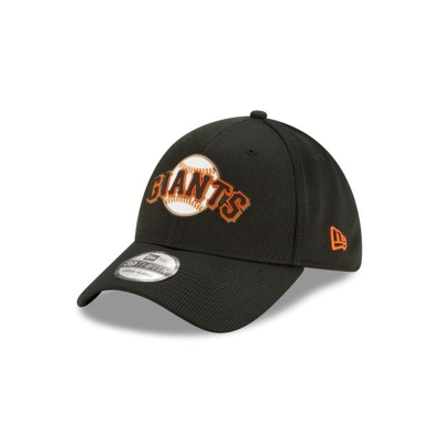 San Francisco Giants Gorra | New Era MLB Clubhouse Collection 39thirty Stretch Fit Cap Mexico - Negros